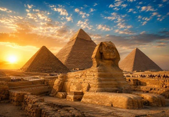 Giza Pyramids & Egyptian Museum Tour